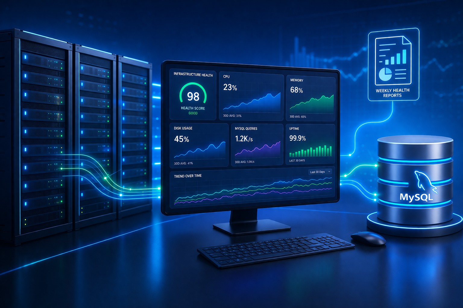 Simple Monitoring System for Small Infrastructure Teams