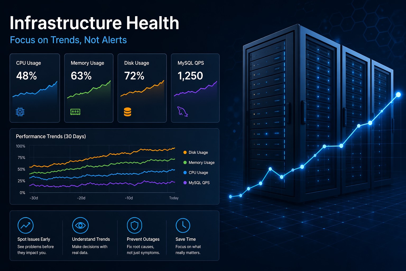 Infrastructure Health vs Monitoring: Why Trends Matter More Than Alerts
