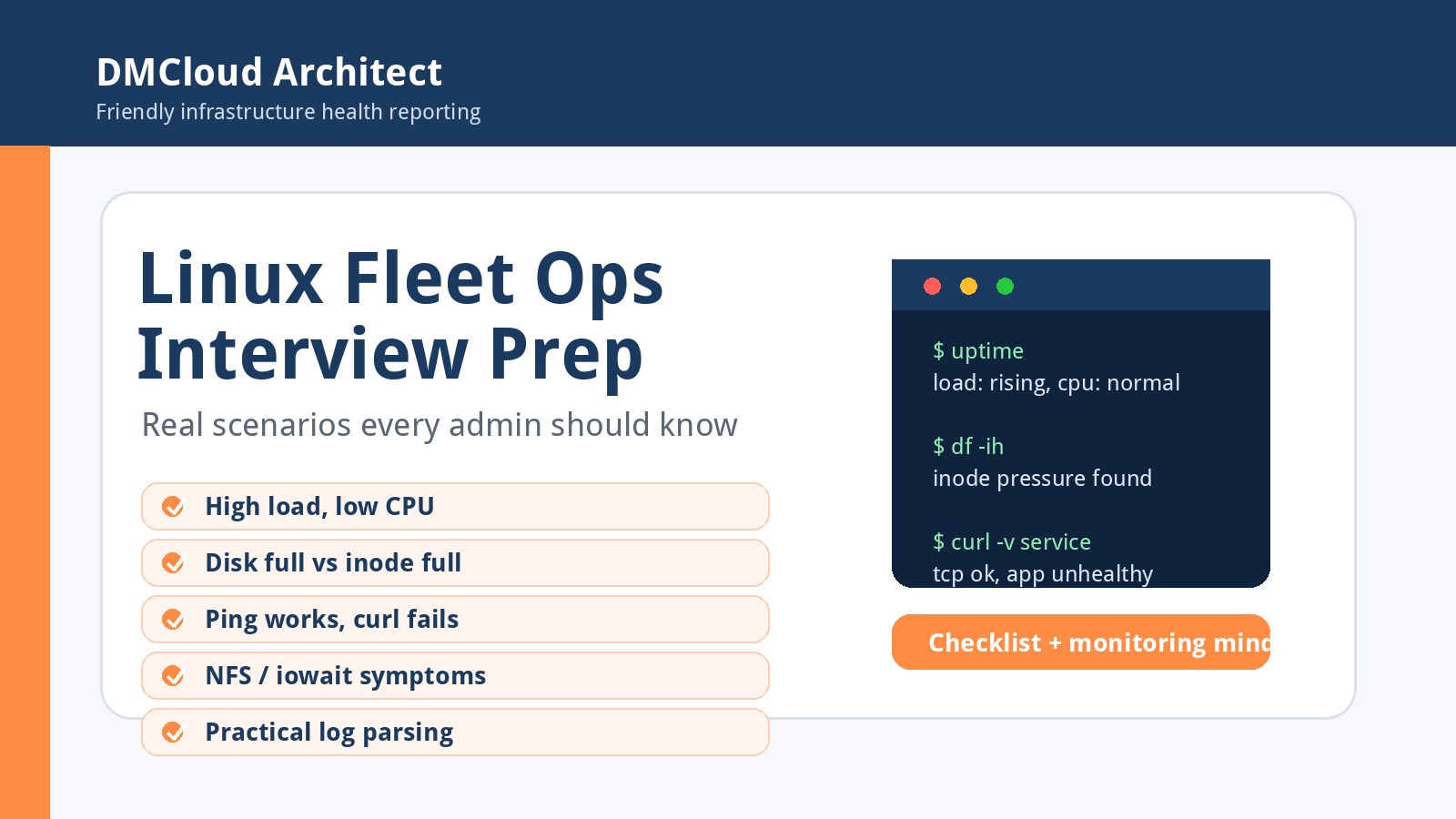 Linux Fleet Ops Interview Prep: Real Scenarios Every Admin Should Know
