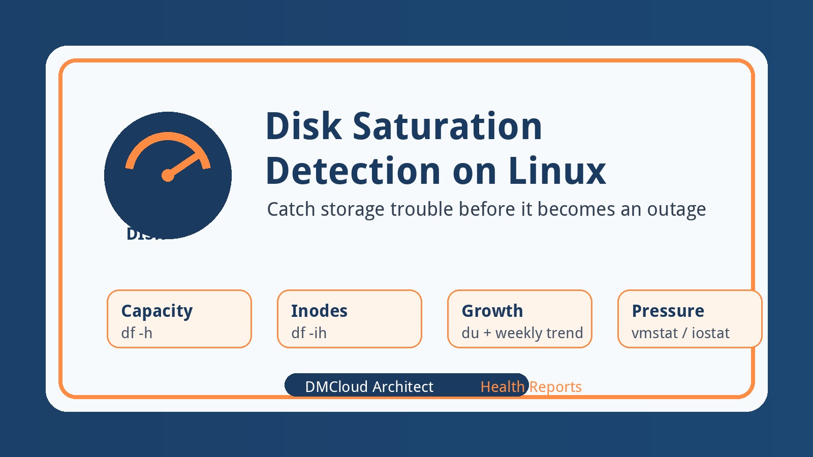 Disk Saturation Detection on Linux: Catch Storage Trouble Before It Becomes an Outage