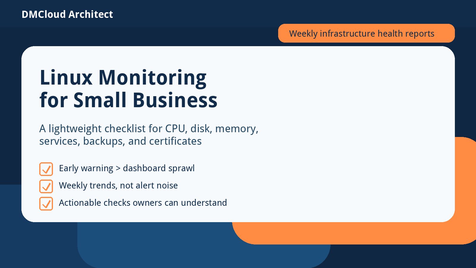 Linux Monitoring for Small Business: A Lightweight Checklist