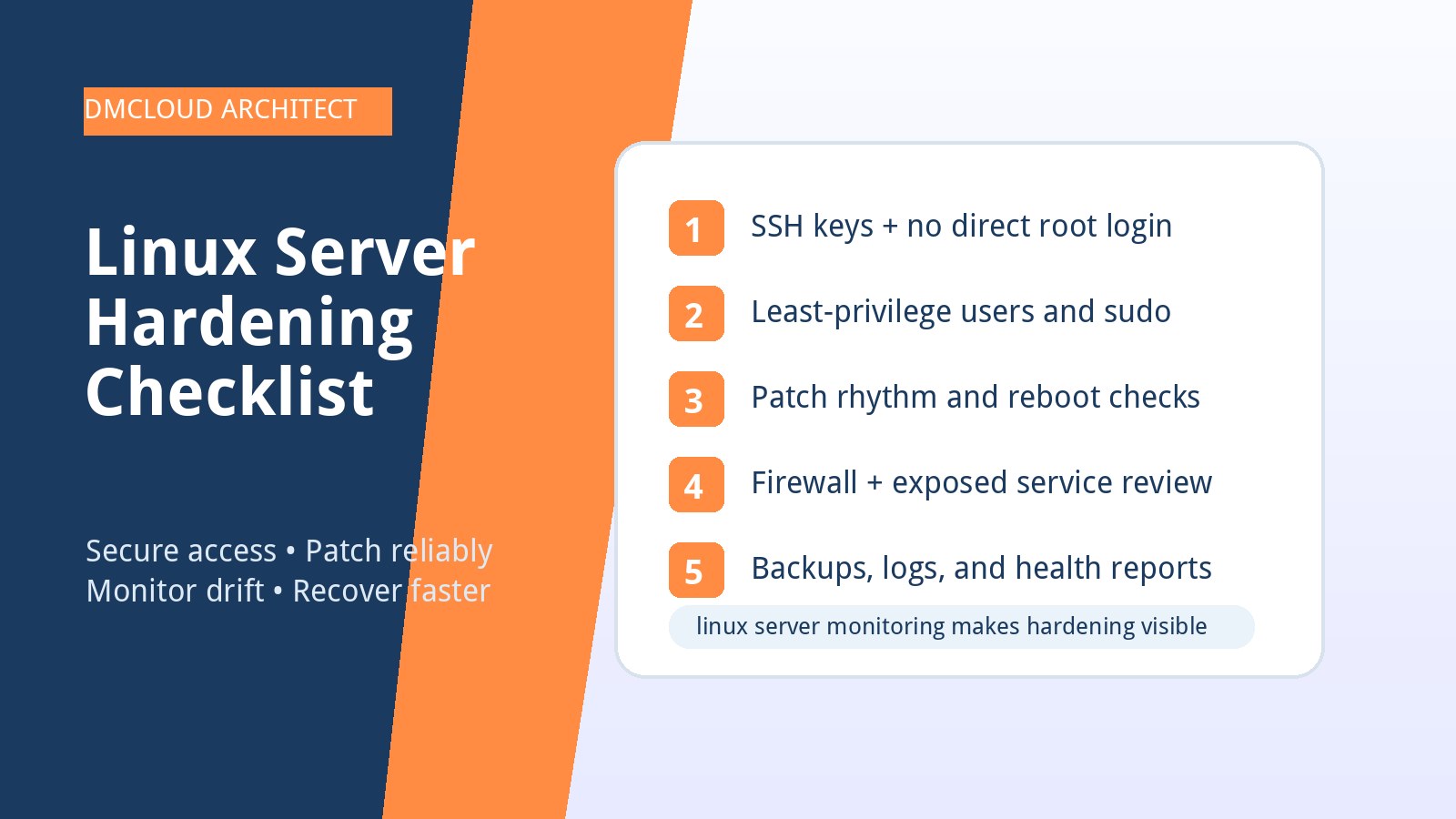 Linux Server Hardening Checklist for Small Business Teams