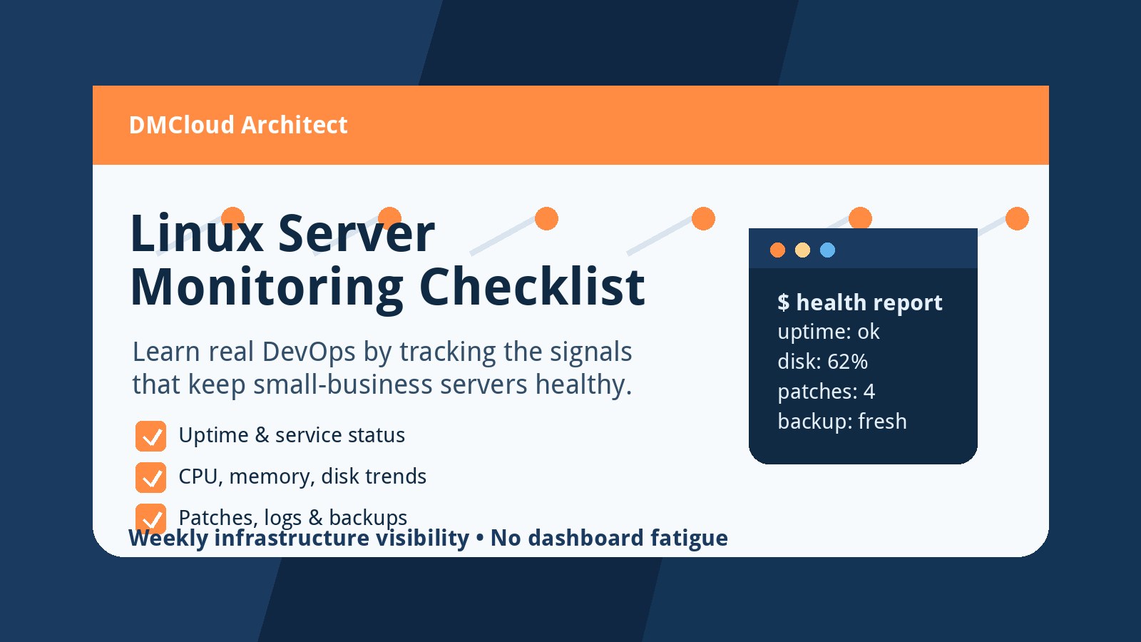 Linux Server Monitoring Checklist for Learning Real DevOps