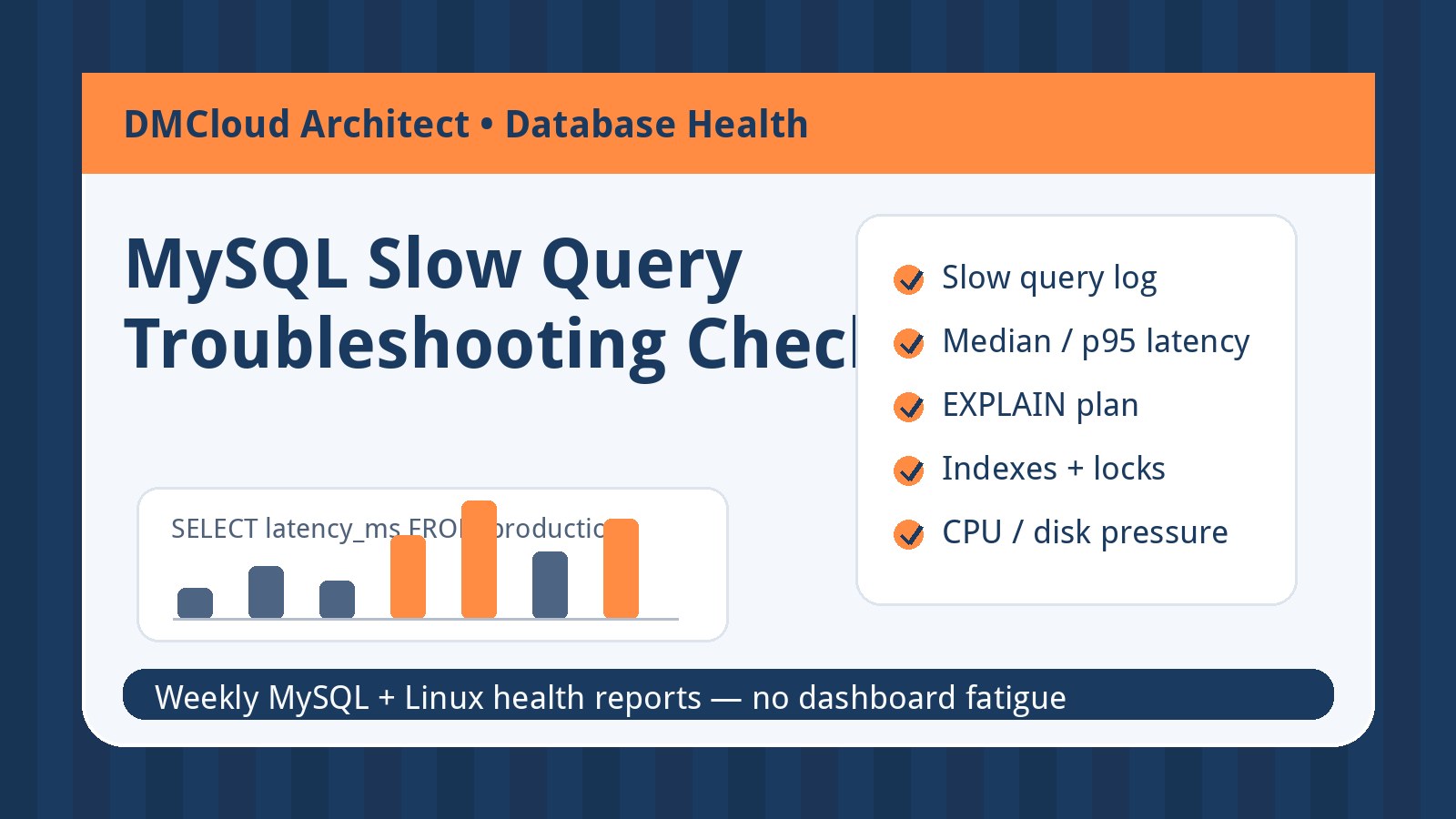 MySQL Slow Query Troubleshooting Checklist for Small Business Servers